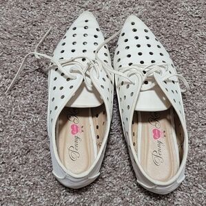 White Oxford Shoes